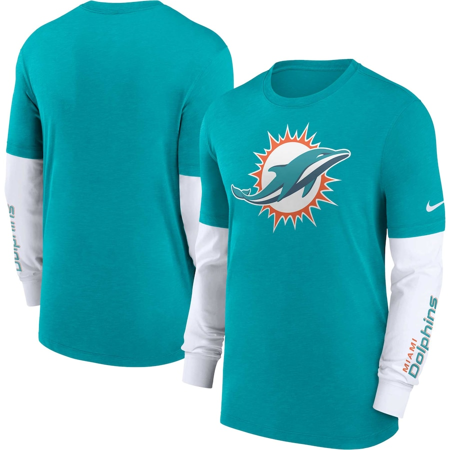 2023 Men NFL Miami Dolphins Nike Long Tshirt->brooklyn nets->NBA Jersey